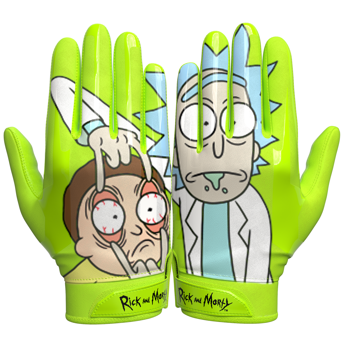 Phenom Elite Rick and Morty Football Gloves - VPS1
