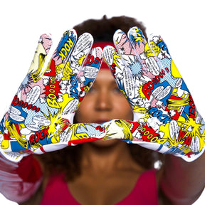 Limited Edition ERA 9.0s Comic Hands Football Gloves - Pro Game Sports