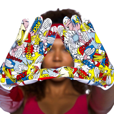 Limited Edition ERA 9.0s Comic Hands Football Gloves - Pro Game Sports