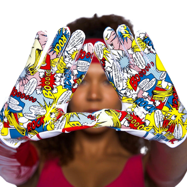 Limited Edition ERA 9.0s Comic Hands Football Gloves - Pro Game Sports