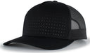 Perforated 5-Panel Trucker Snapback Cap