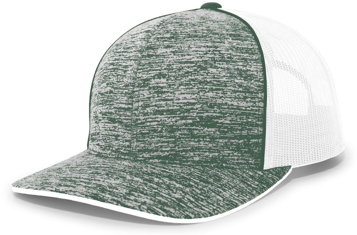 Aggressive Heather Trucker Snapback Cap