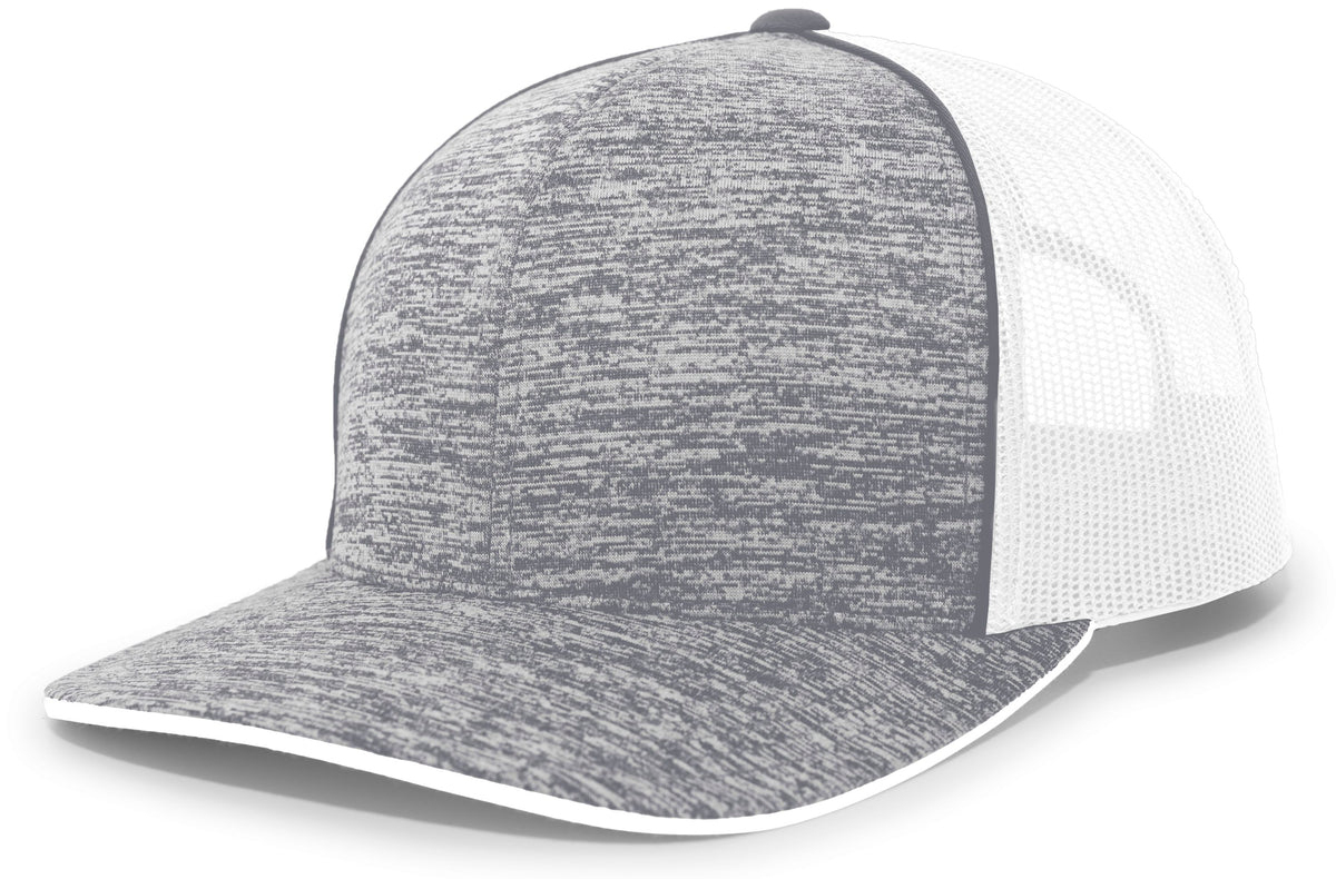 Aggressive Heather Trucker Snapback Cap