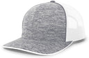 Aggressive Heather Trucker Snapback Cap