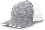 Aggressive Heather Trucker Snapback Cap