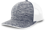 Aggressive Heather Trucker Snapback Cap