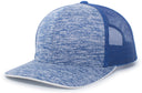 Aggressive Heather Trucker Snapback Cap