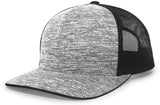 Aggressive Heather Trucker Snapback Cap