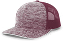 Aggressive Heather Trucker Snapback Cap