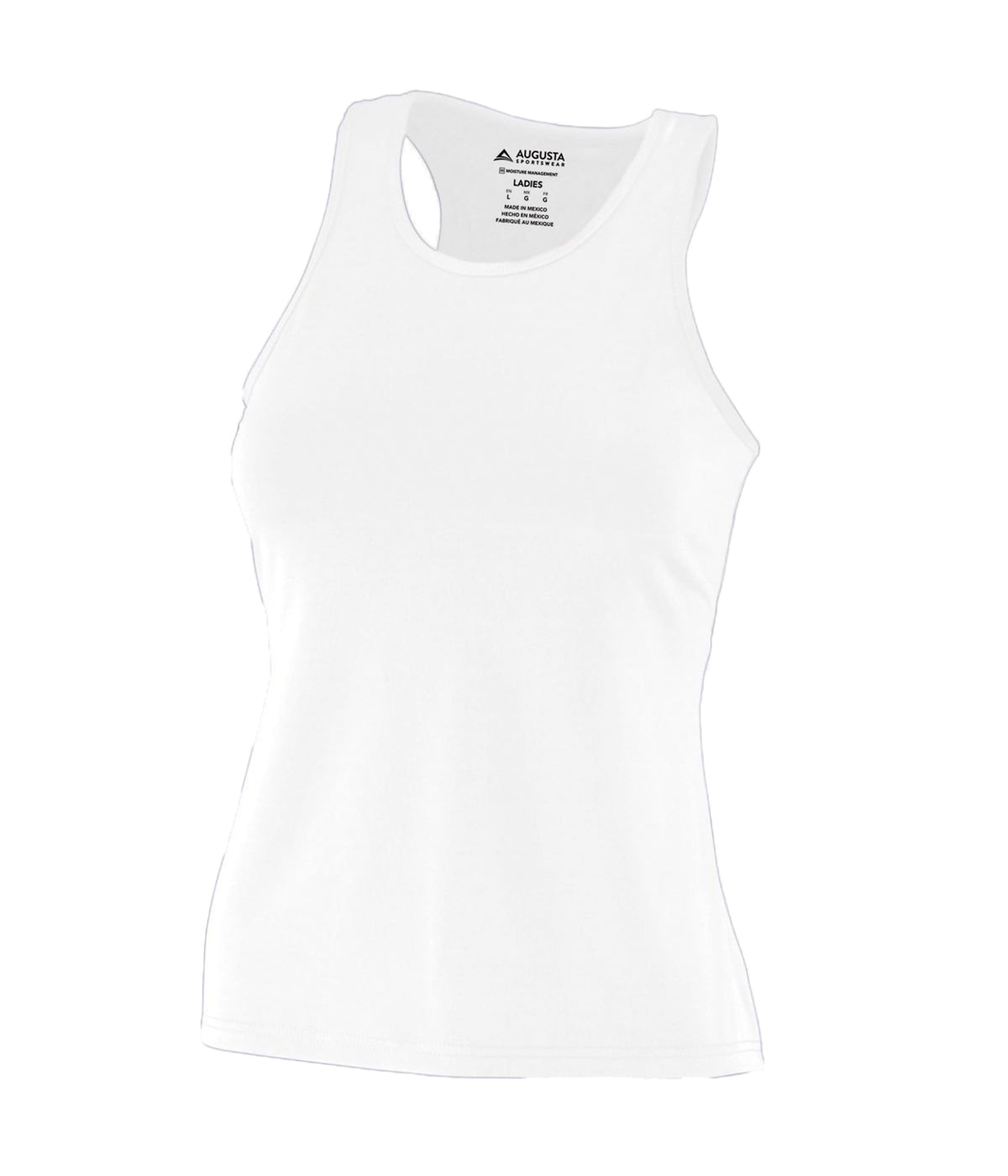 Girls Poly/Spandex Solid Racerback Tank