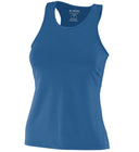 Ladies Poly/Spandex Solid Racerback Tank