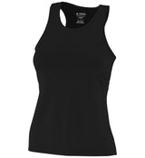 Girls Poly/Spandex Solid Racerback Tank