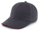 Brushed Twill Cap With Sandwich Bill