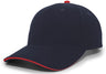 Brushed Twill Cap With Sandwich Bill