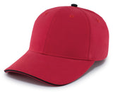 Brushed Twill Cap With Sandwich Bill