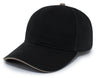 Brushed Twill Cap With Sandwich Bill
