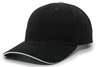 Brushed Twill Cap With Sandwich Bill