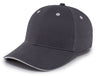 Brushed Twill Cap With Sandwich Bill