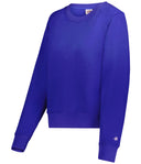 LADIES ATHLETIC FLEECE CROP CREW
