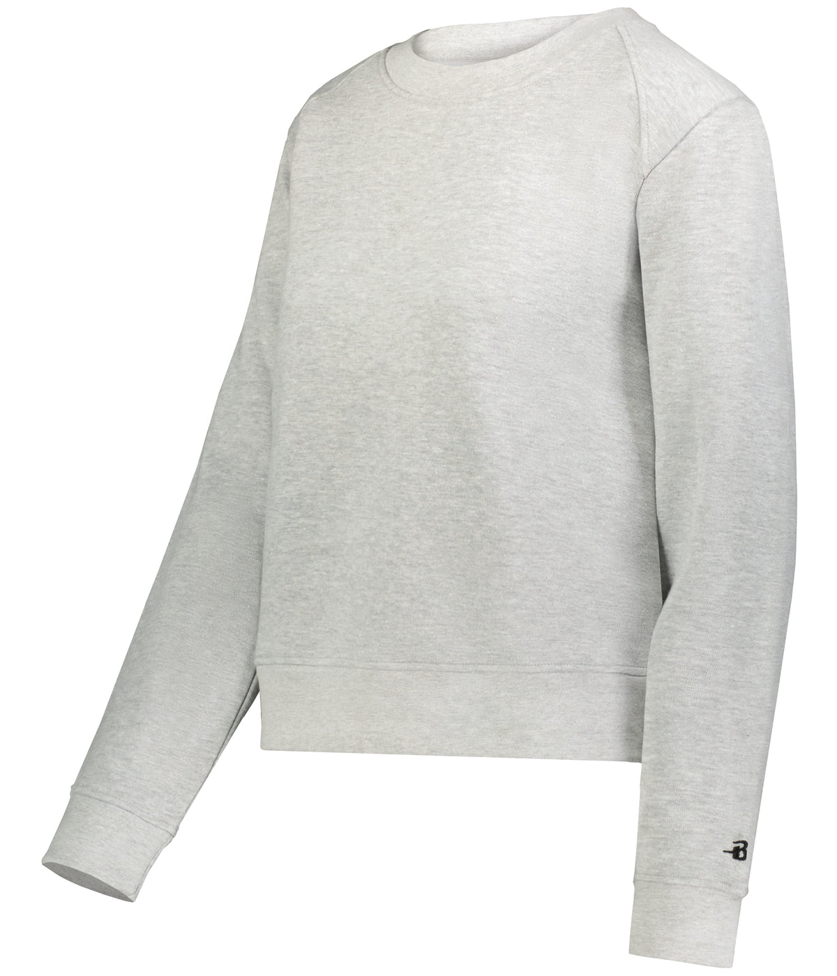 LADIES ATHLETIC FLEECE CROP CREW
