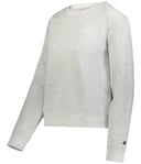 LADIES ATHLETIC FLEECE CROP CREW