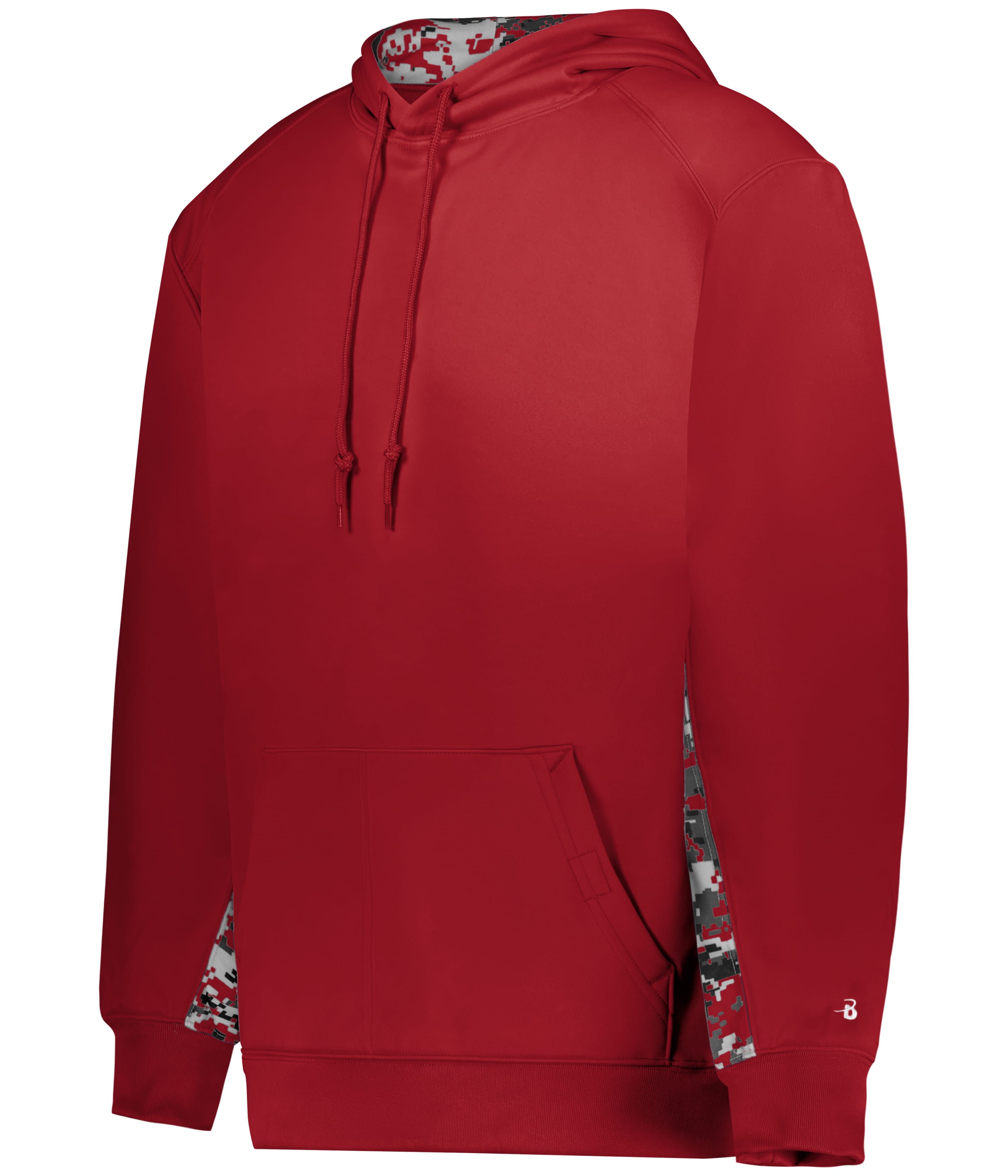 Digital Colorblock Hood