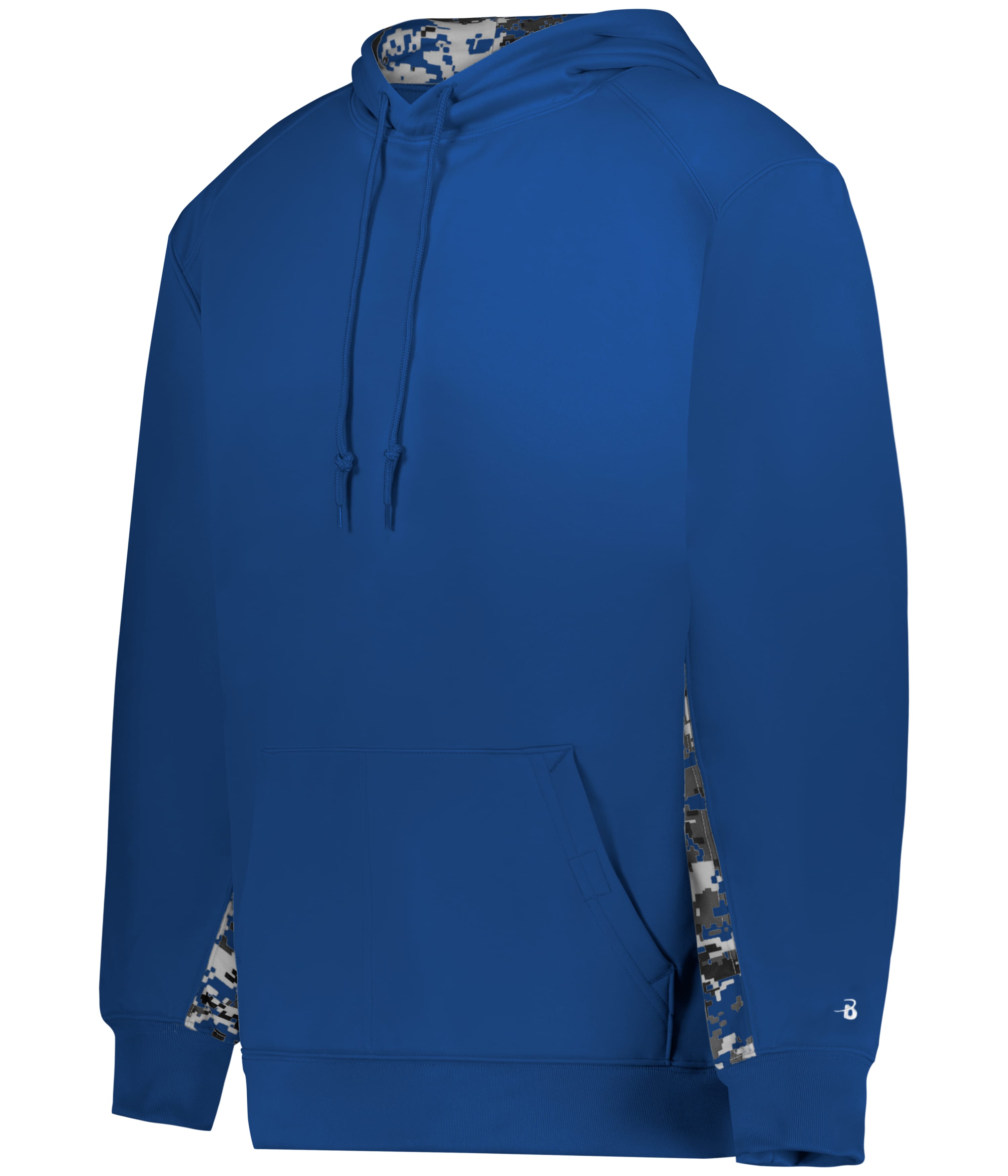 Digital Colorblock Hood