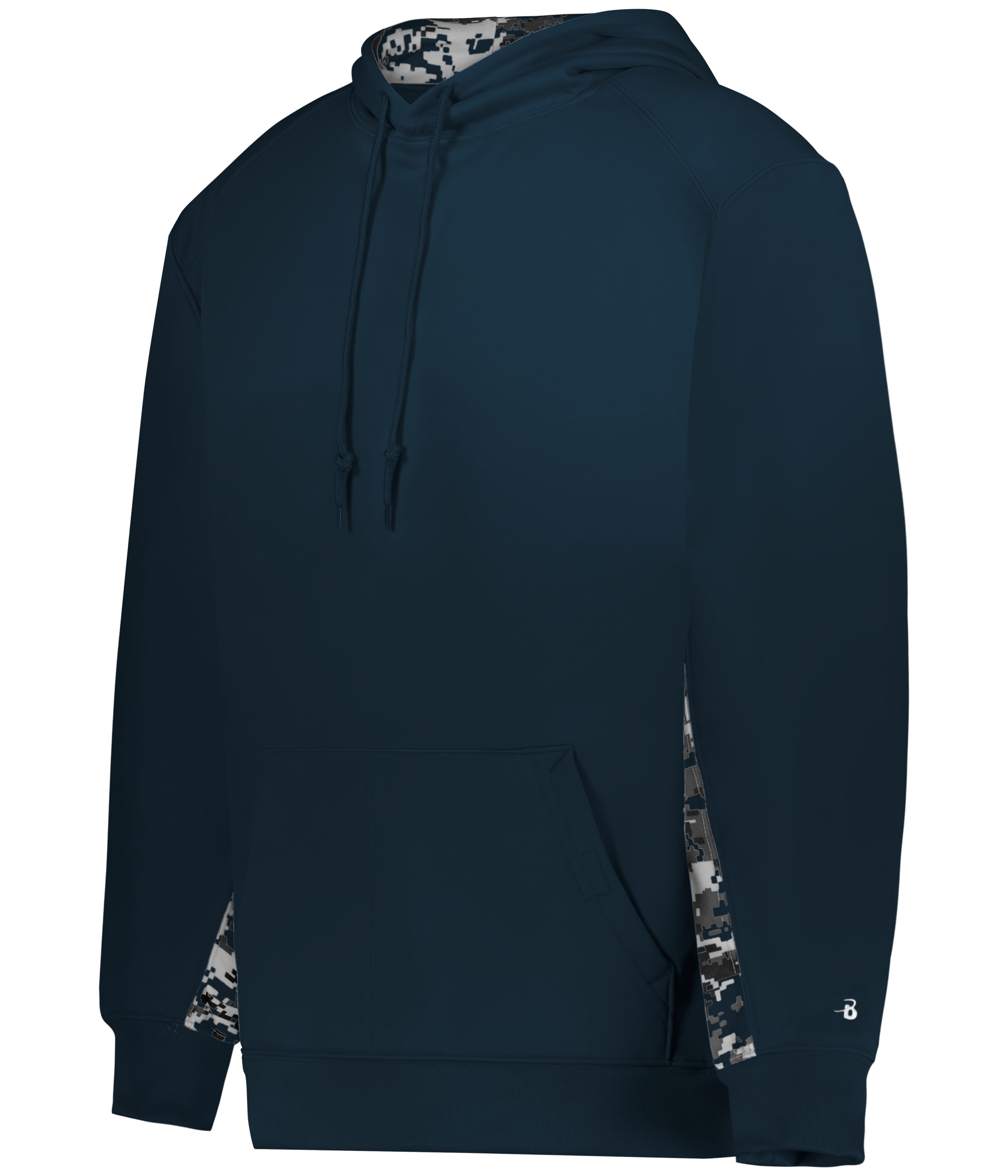 Digital Colorblock Hood