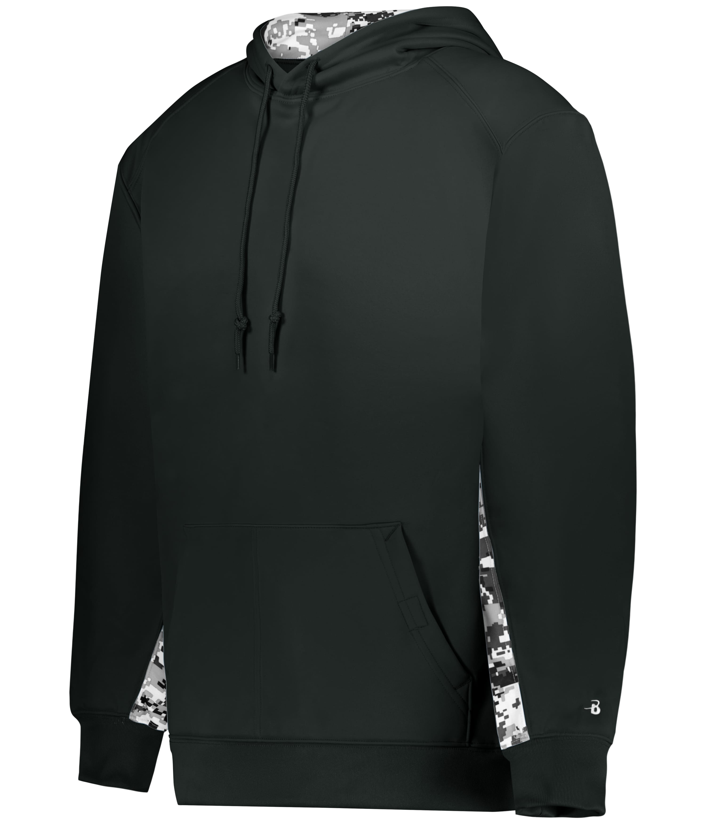Digital Colorblock Hood
