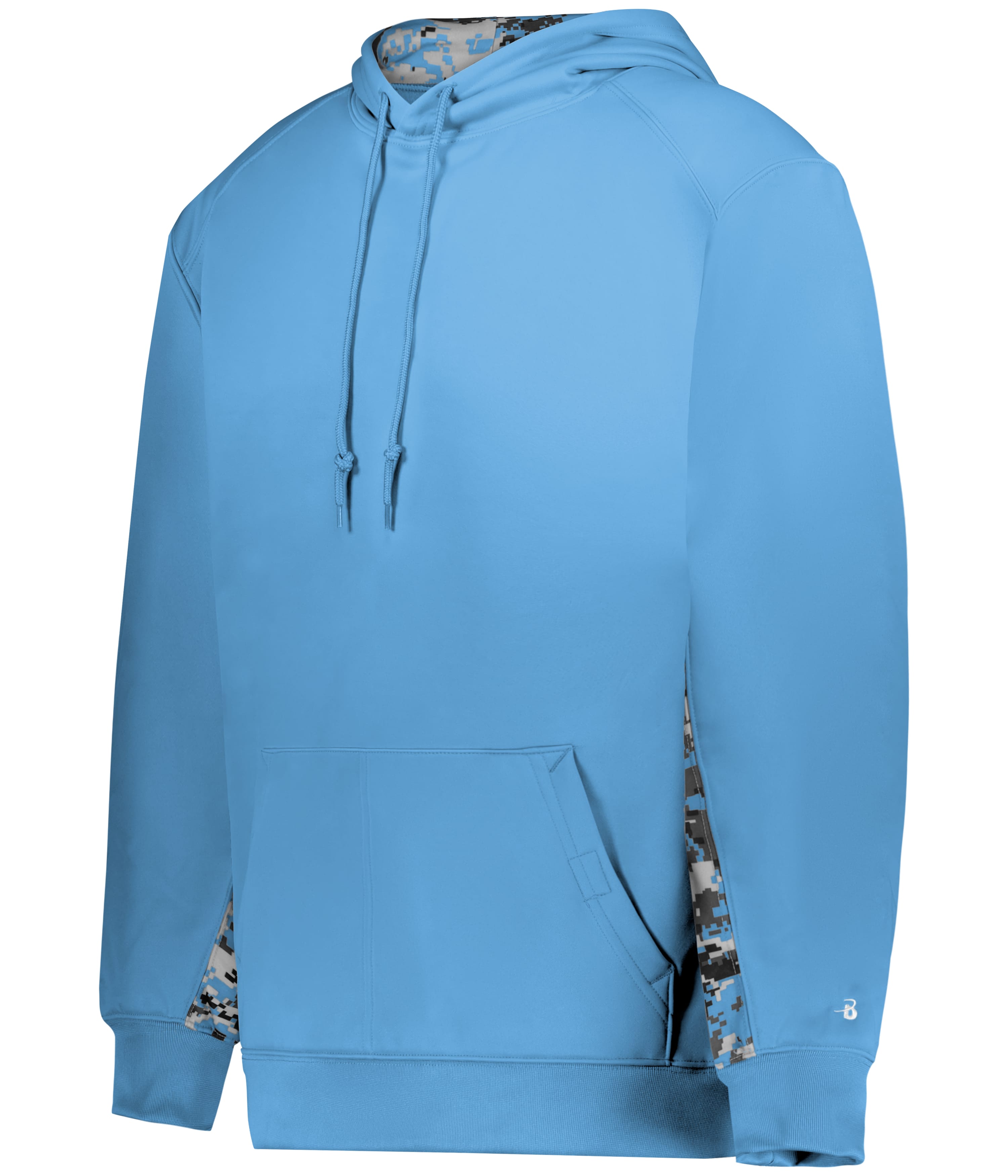 Digital Colorblock Hood