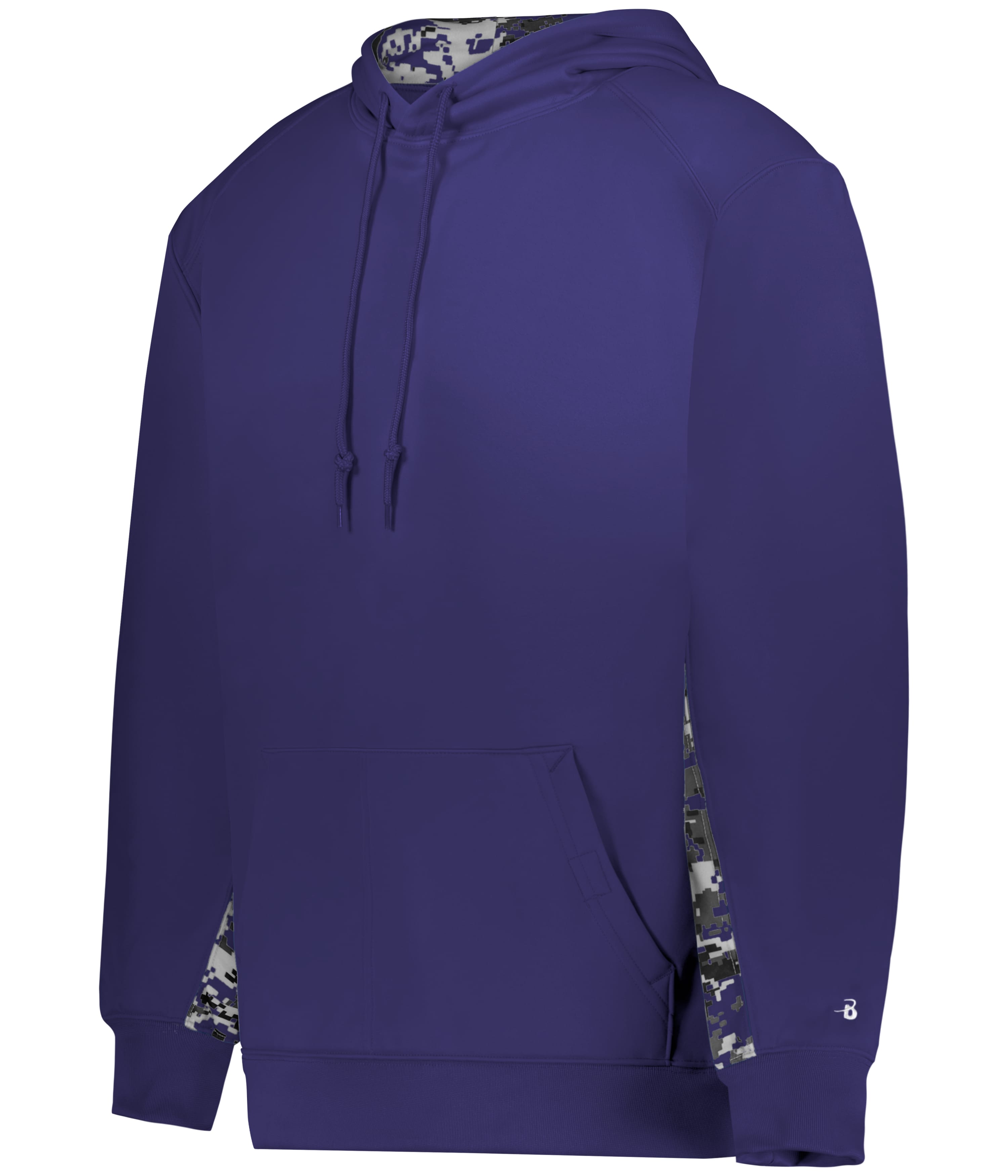 Digital Colorblock Hood