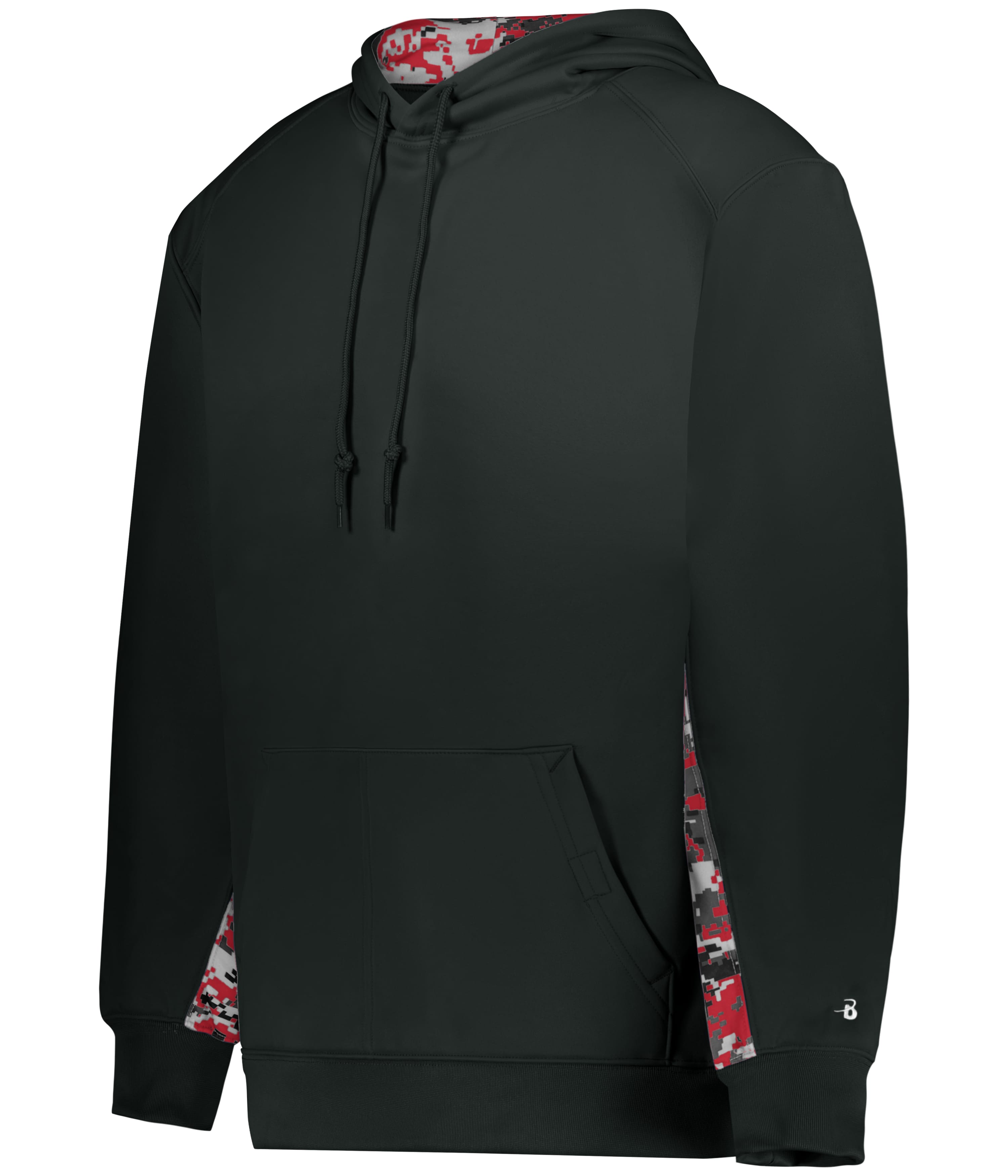 Digital Colorblock Hood