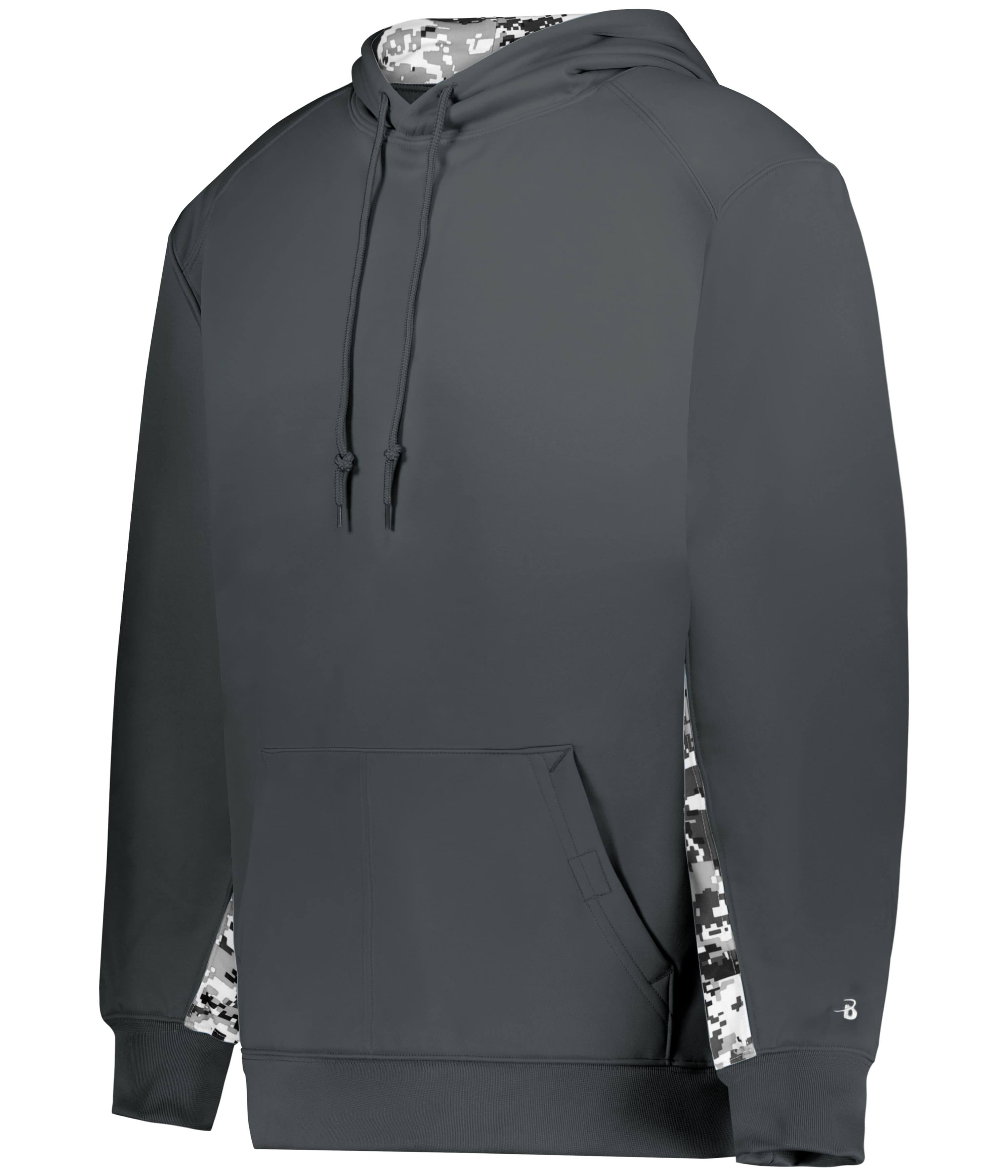 Digital Colorblock Hood