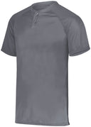 Youth Attain Wicking Two-Button Baseball Jersey