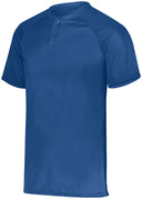 Youth Attain Wicking Two-Button Baseball Jersey
