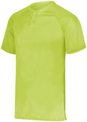 Youth Attain Wicking Two-Button Baseball Jersey