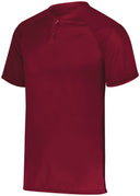 Youth Attain Wicking Two-Button Baseball Jersey