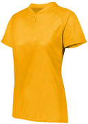 Ladies Attain Wicking Two-Button Softball Jersey