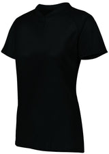 Ladies Attain Wicking Two-Button Softball Jersey