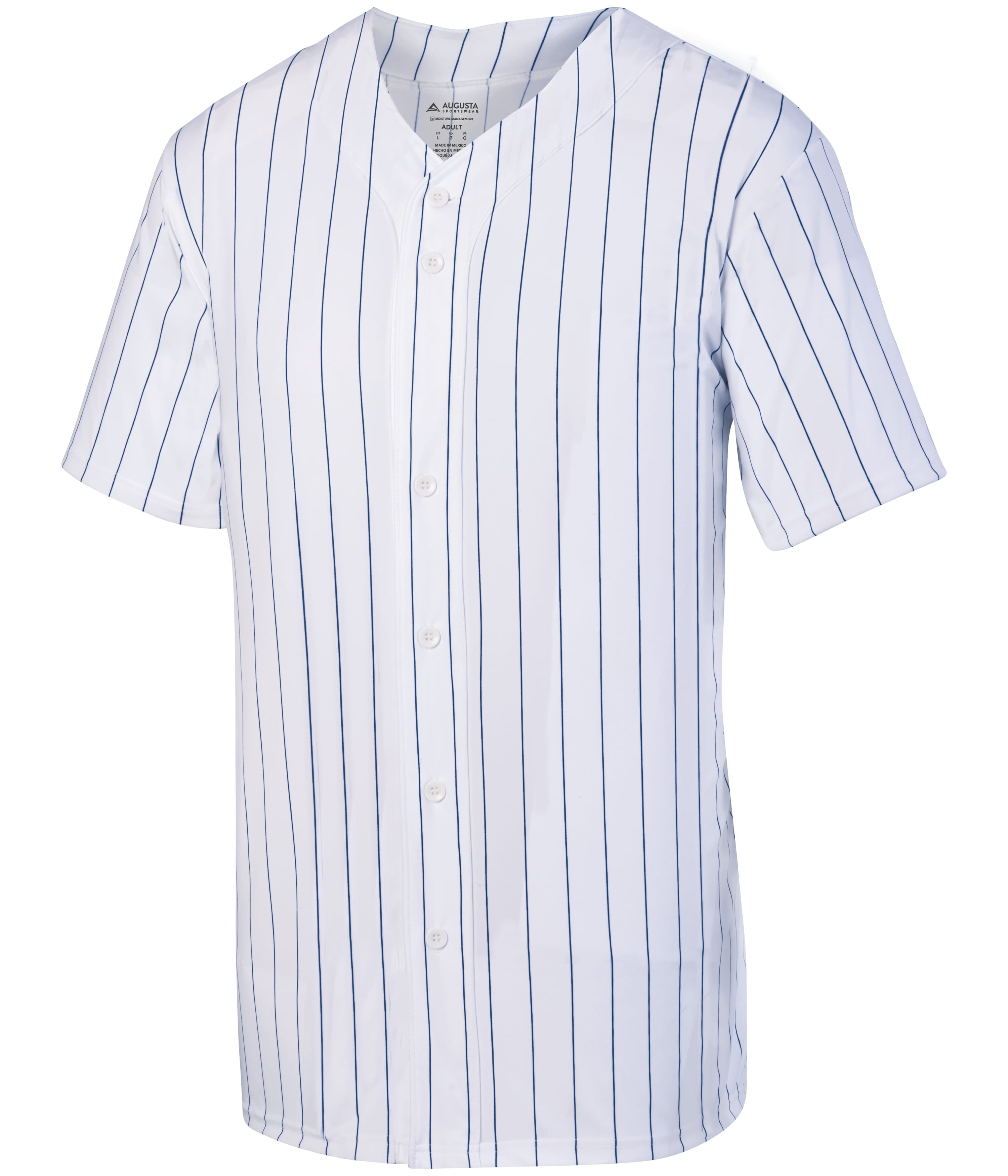 Youth Pinstripe Full-Button Jersey
