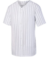 Pinstripe Full-Button Jersey