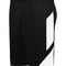 Black and white shorts on a white background