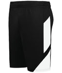 Black and white shorts on a white background