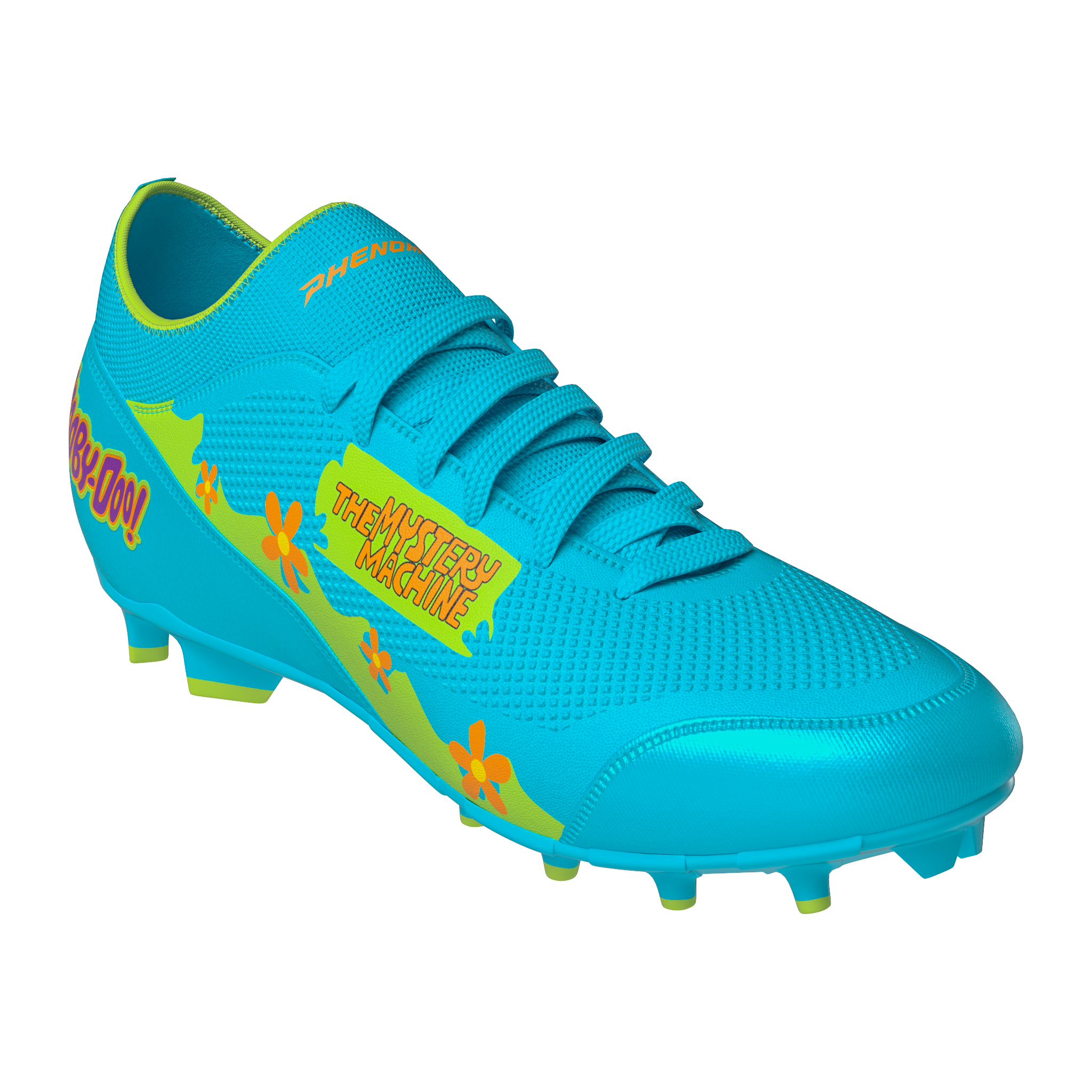 Scooby-Doo Mystery Machine Football Cleats - Velocity 3.0 by Phenom Elite