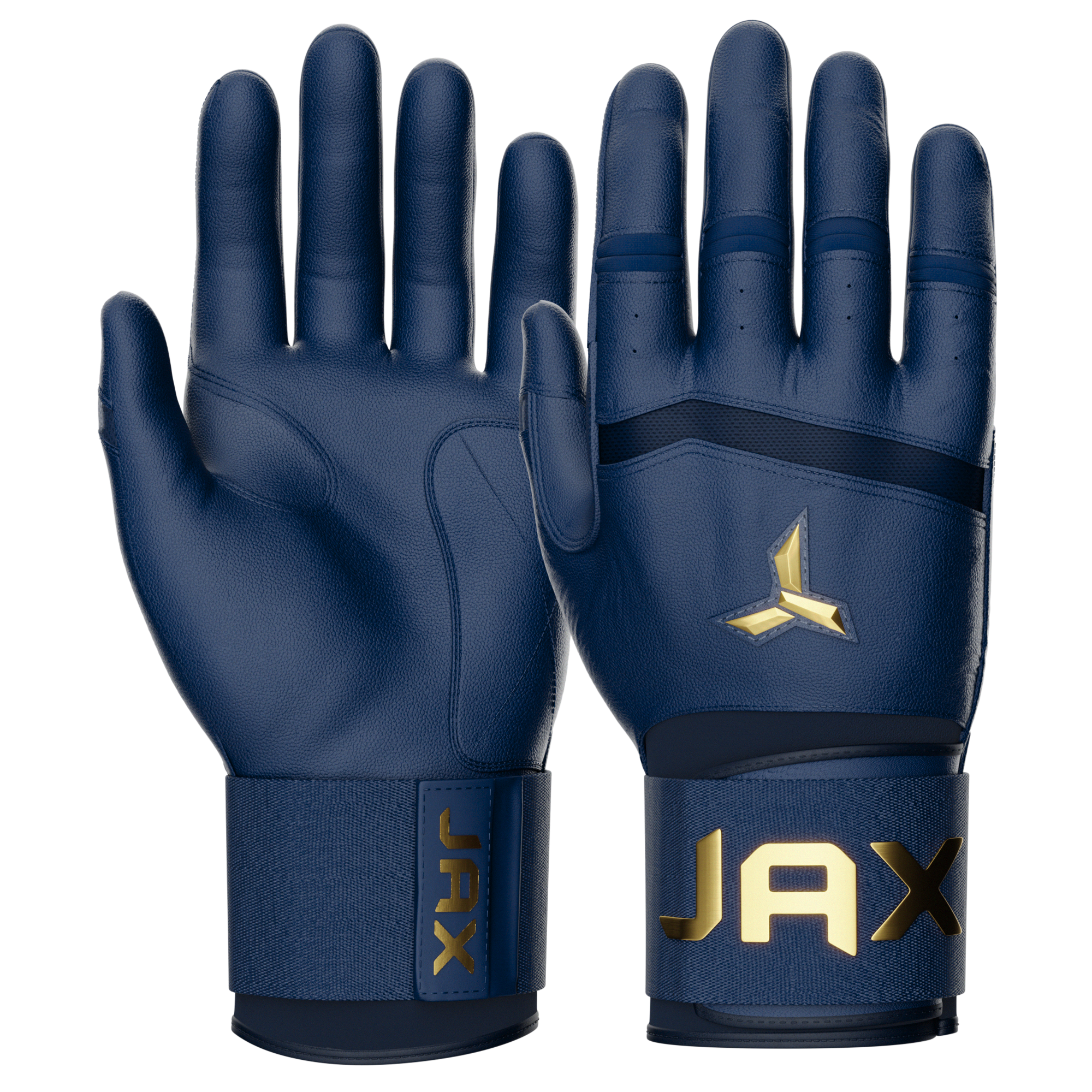 Jax Batting Gloves | Shadow Navy | Strap Cuff