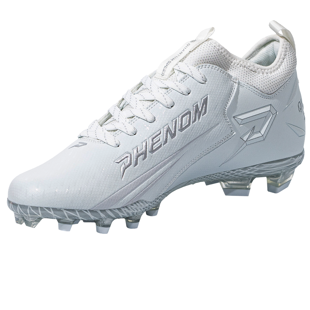 Phenom Elite Quantum Speed 2.0 Football Cleats - Team Colors - White or Black