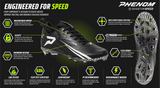 Phenom Elite Quantum Speed 2.0 Football Cleats - Royal Blue