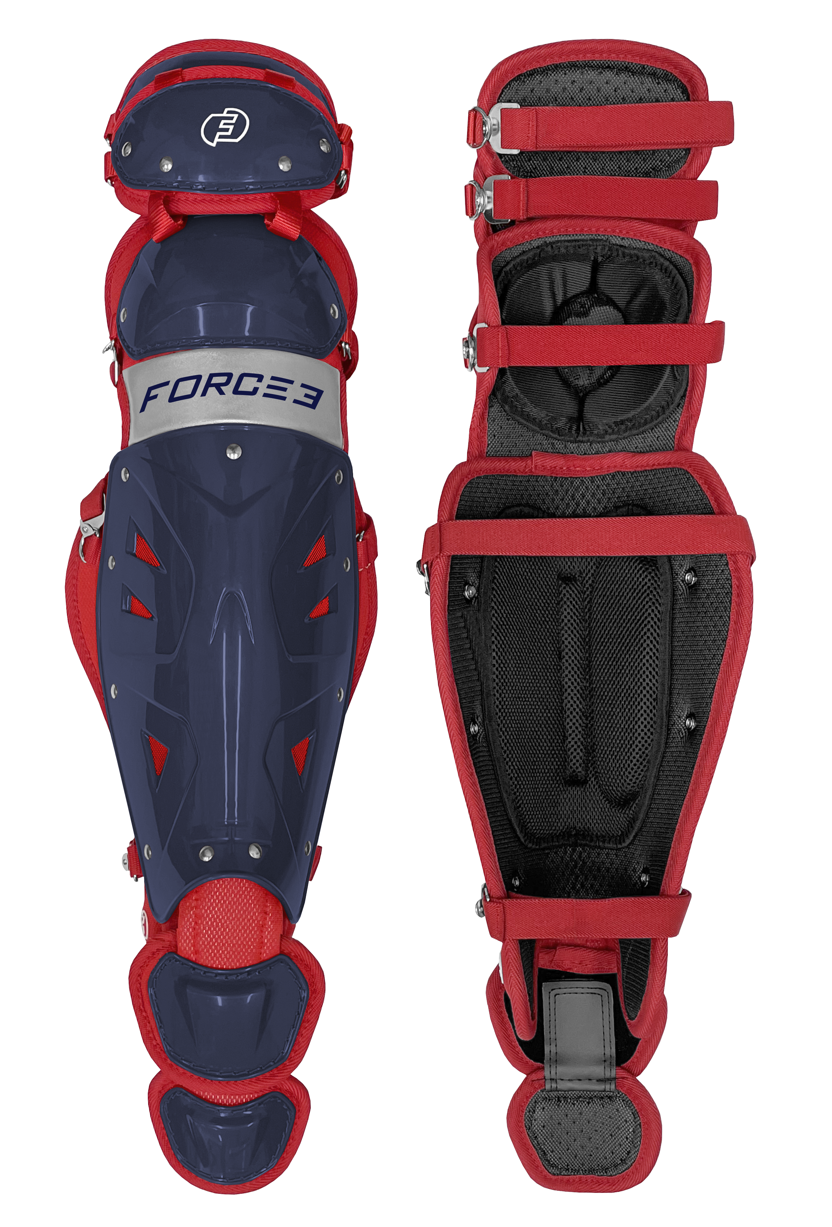 Force3 Youth | Pro Gear Catcher Shin Guards with Dupont Kevlar - Pro Game Sports