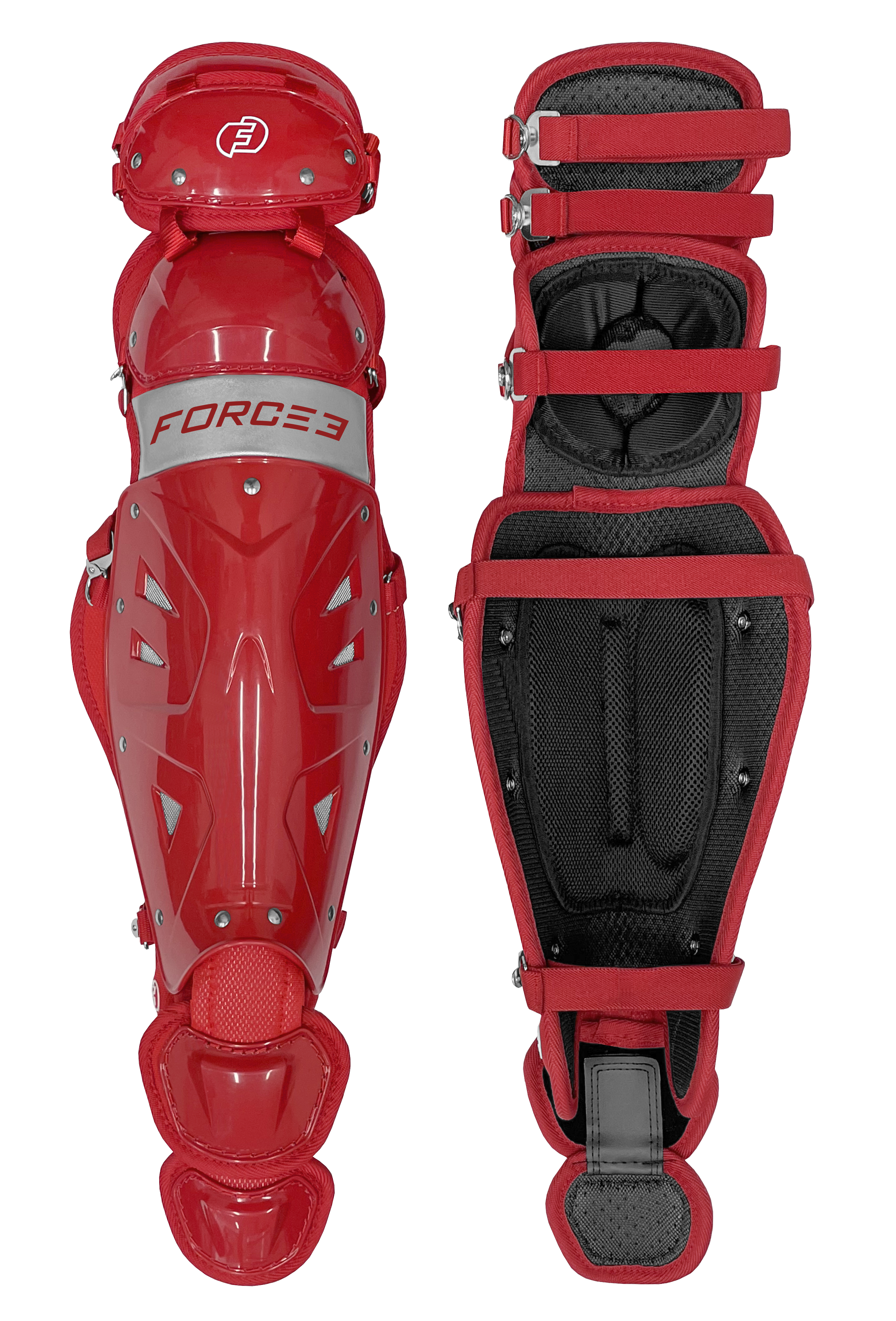 Force3 Youth | Pro Gear Catcher Shin Guards with Dupont Kevlar - Pro Game Sports