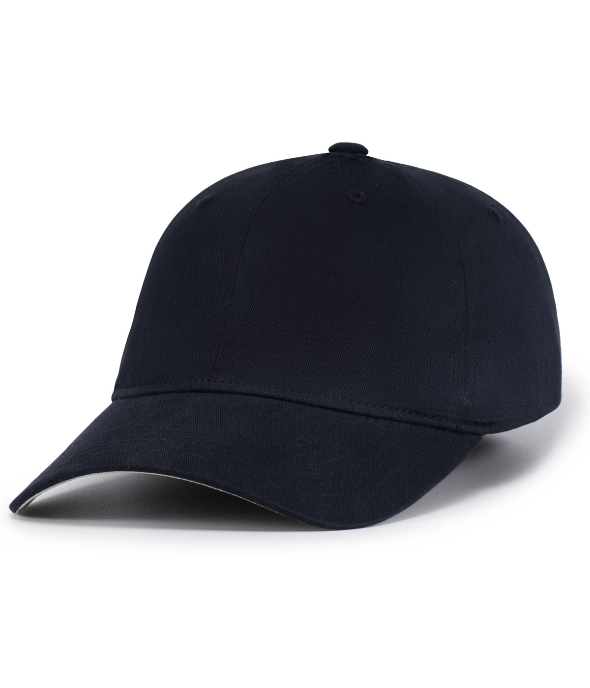 Brushed Cotton Twill Hook-And-Loop Adjustable Cap